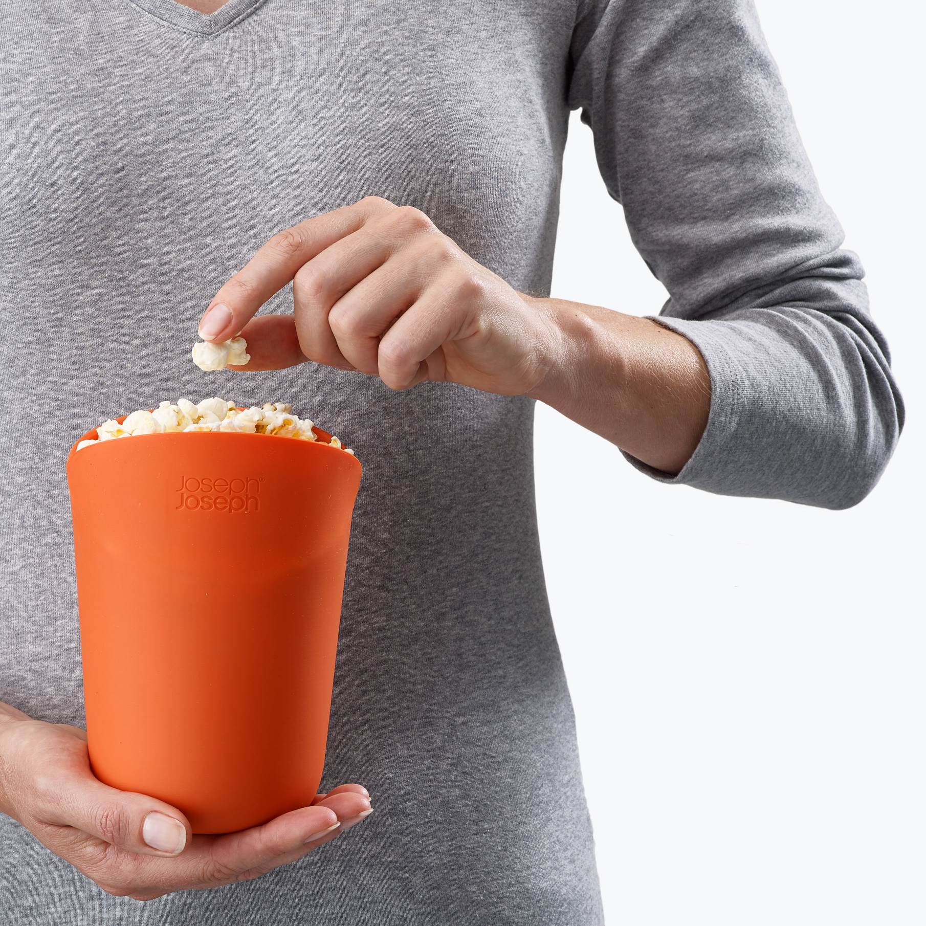 Joseph Joseph Single Serve Popcorn Popper | Enjoy | Detail View